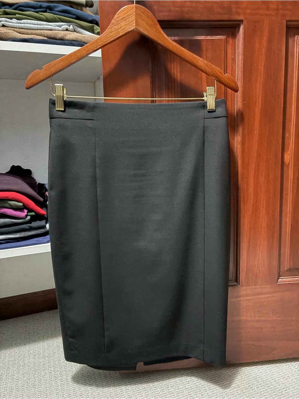 Ann Taylor Classic Black Pencil Skirt Black Size 2